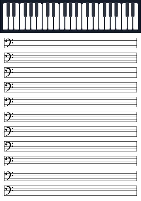 blanks sheet music|printable music paper blank.